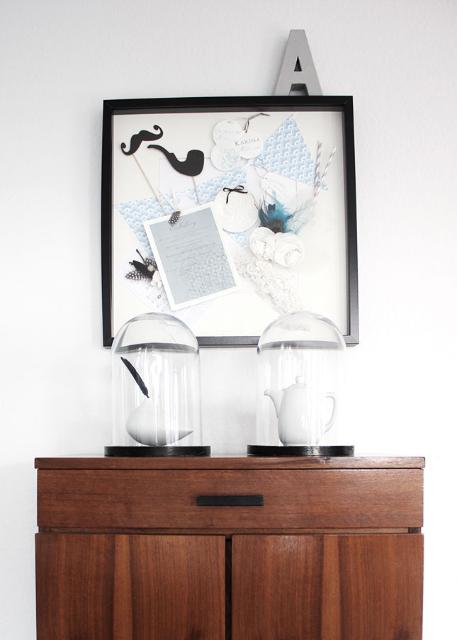 Collage made from your wedding keepsakes